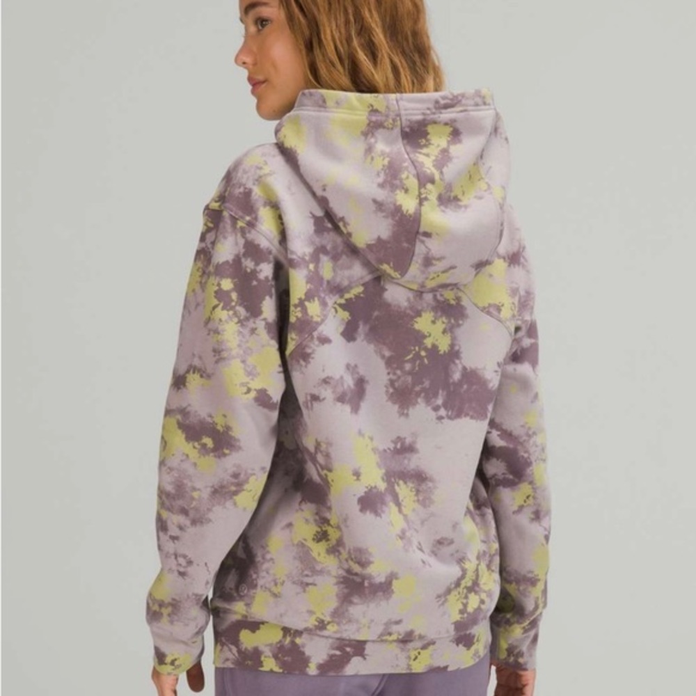 Lululemon All Yours Hoodie Tie Dye Mauve Grey Multi Size‎ 4
